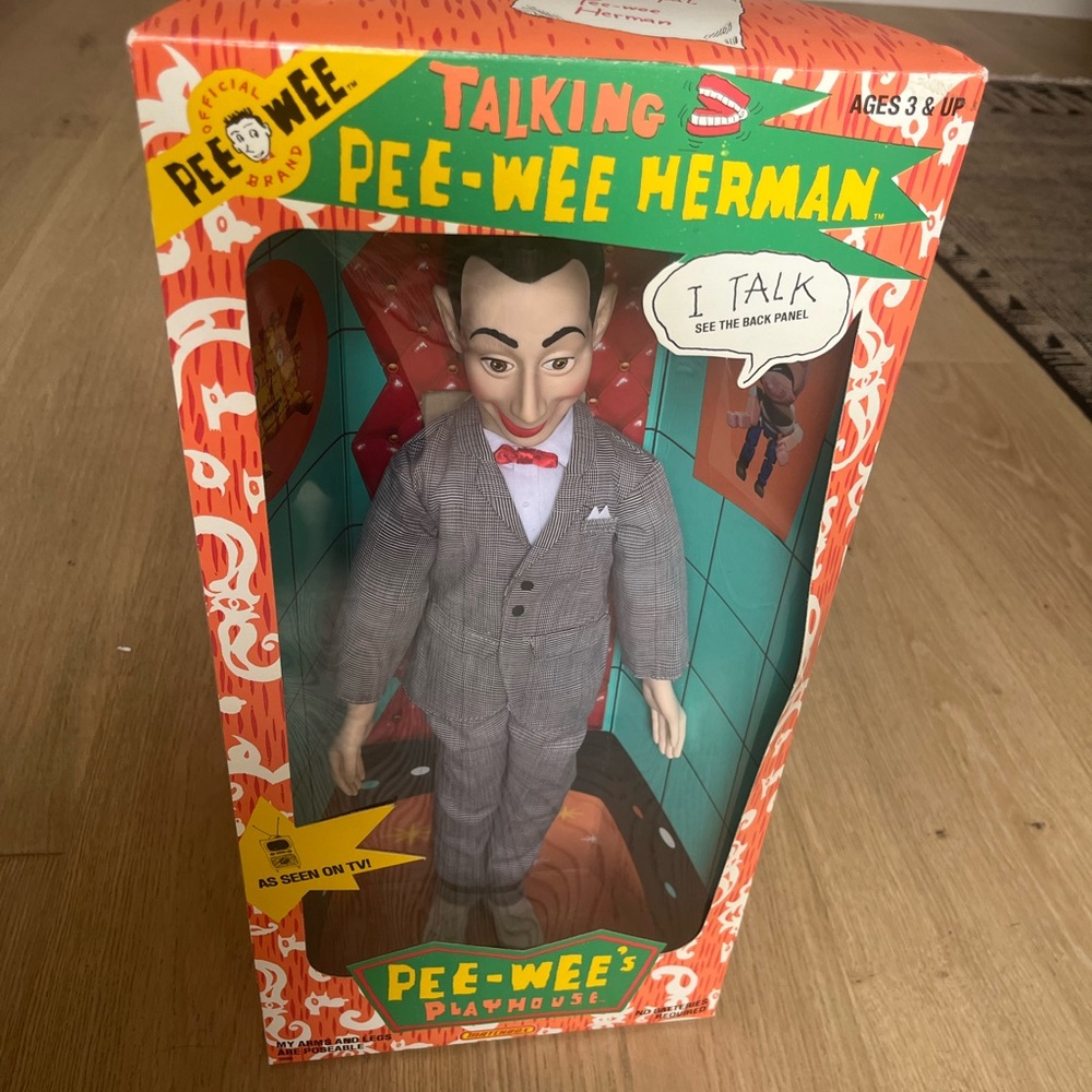 18” Talking Pee-wee Herman Doll excellent condition!
